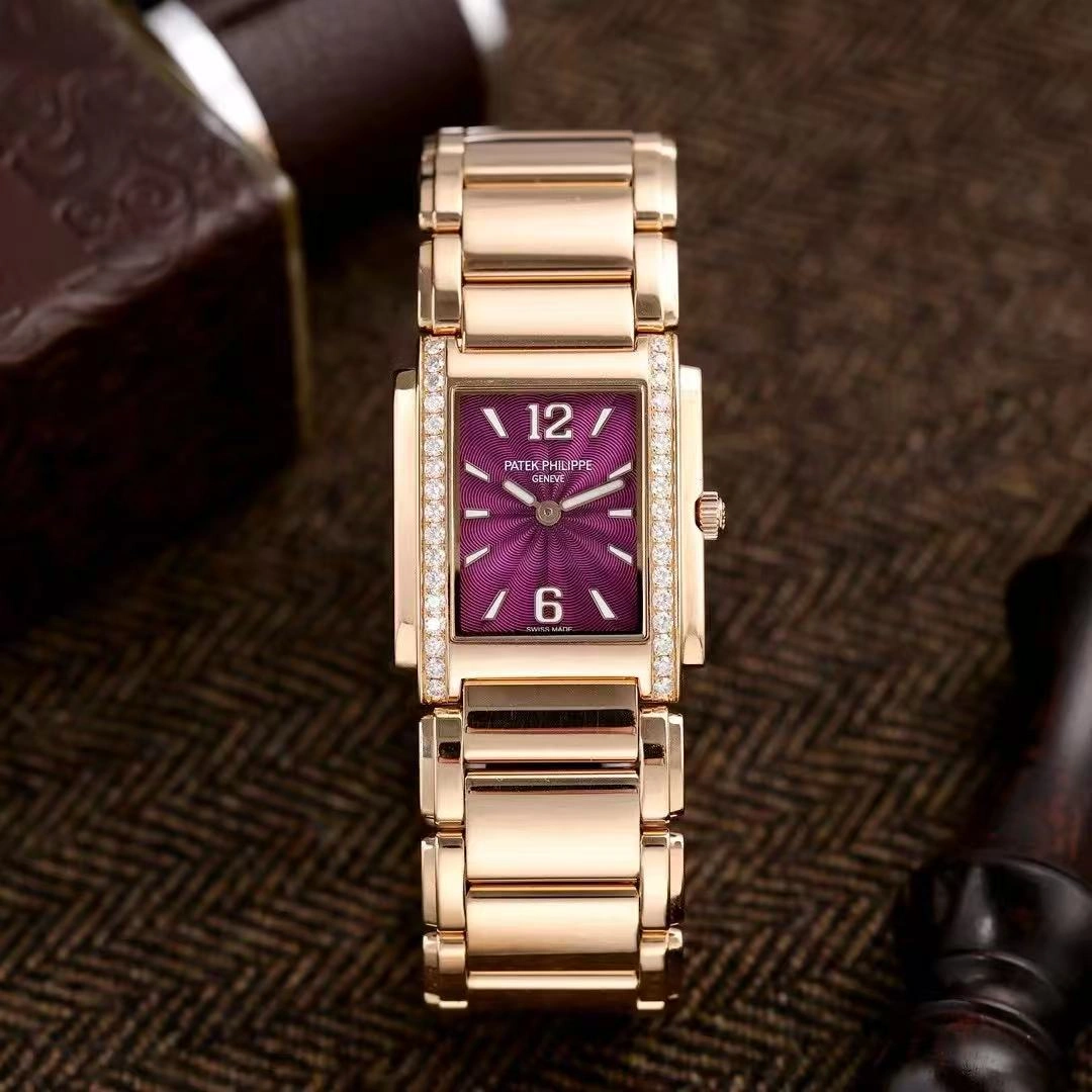 Patek Philippe Twenty~4 4910-1201R-010 30MM Womens Quartz Replica Watch - Replica Factory