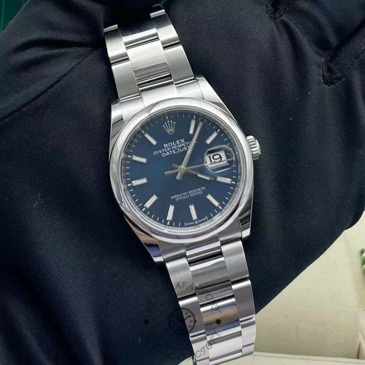 Rolex Datejust 126200 Blue Dial Stainless Steel 36MM Unisex Replica Watch - Replica Factory