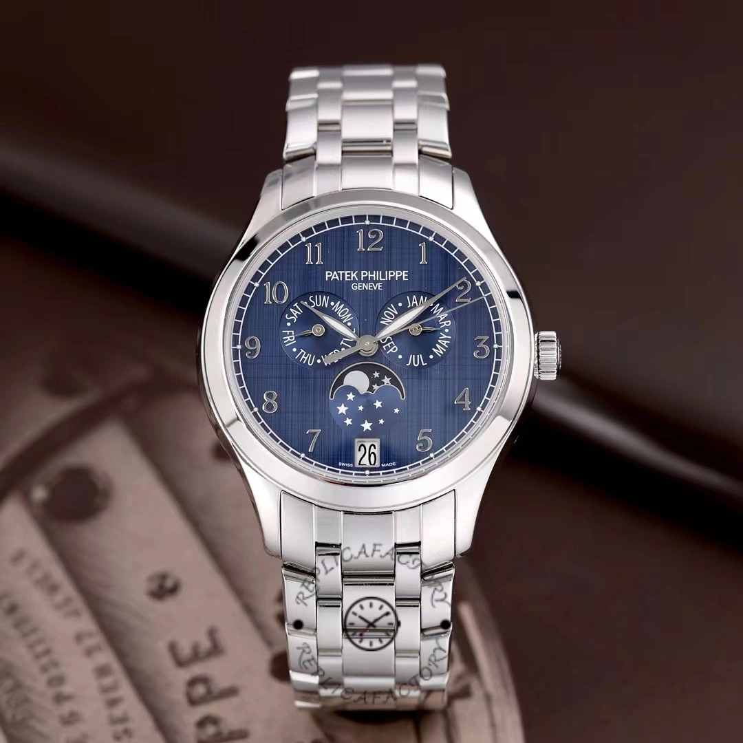 Patek Philippe Complications Annual Calendar Moonphase Steel 4947/1A-001 38mm Replica Watch