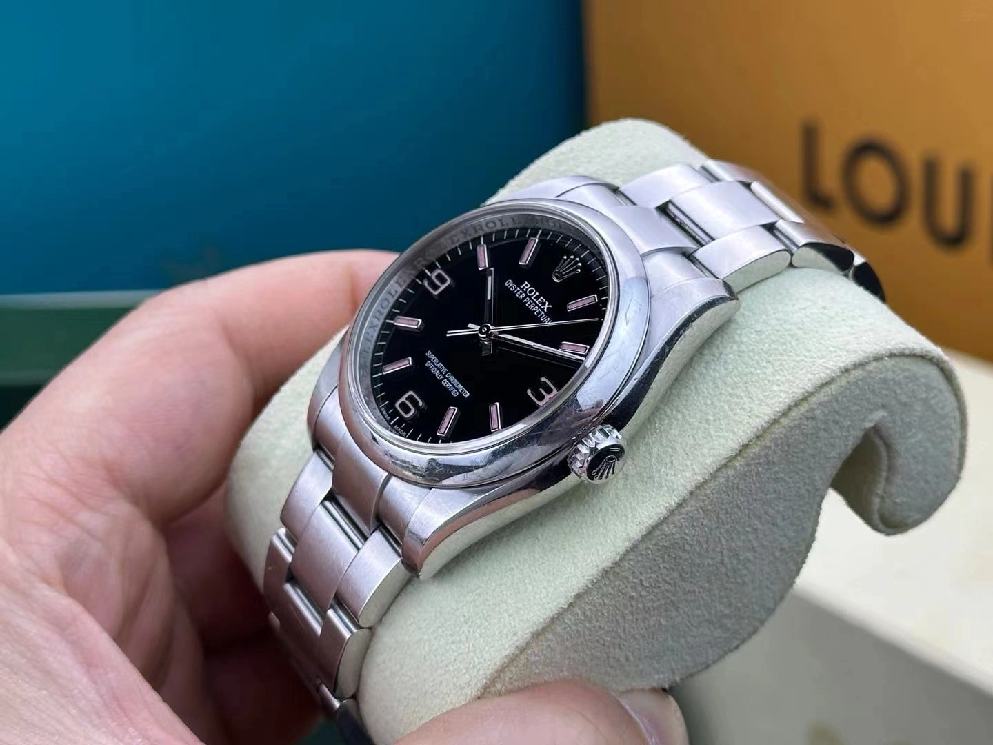 Replica Rolex Oyster Perpetual 116000 Side