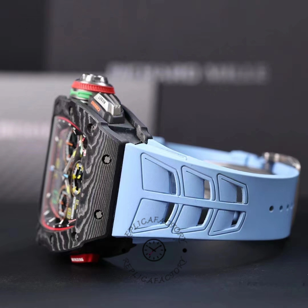 Replica Richard Mille Winding Split-Seconds Chronograph Carbon TPT RM 65-01 50mm - Replica Factory