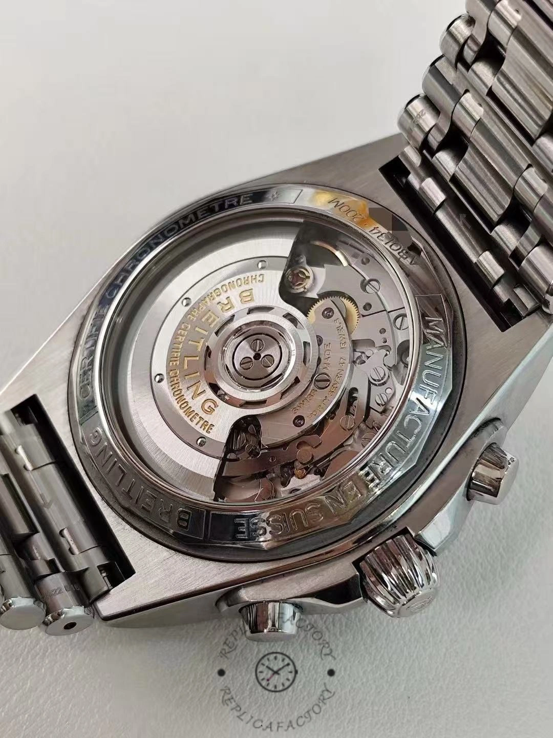 Breitling watch Back display