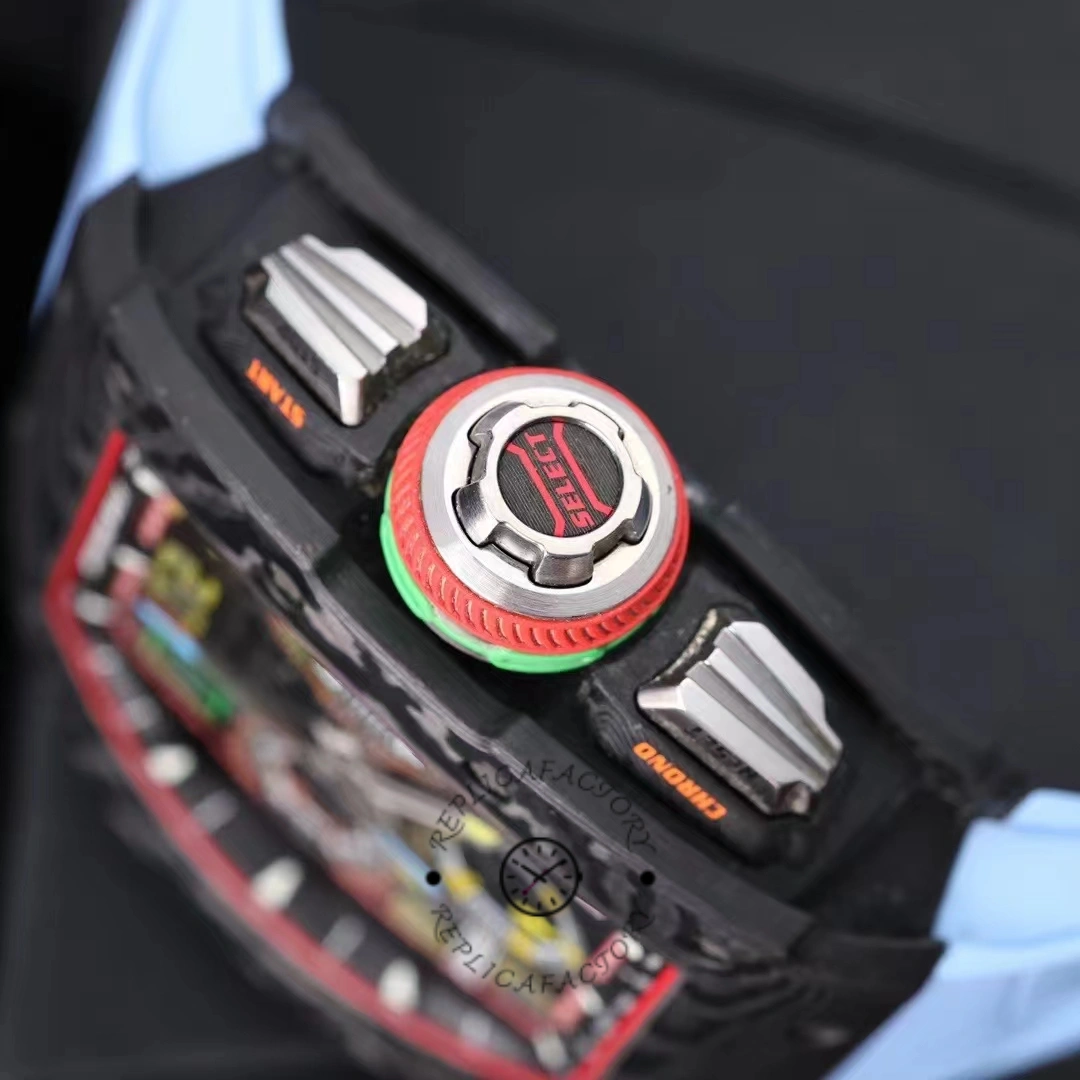 Replica Richard Mille Winding Split-Seconds Chronograph Carbon TPT RM 65-01 50mm - Replica Factory