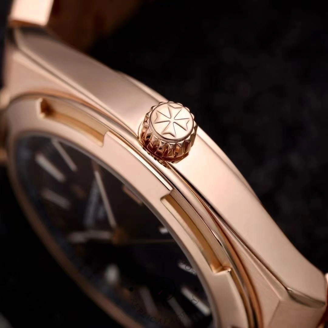 Authentic Vacheron Constantin 4500V rose gold and blue face watch Side