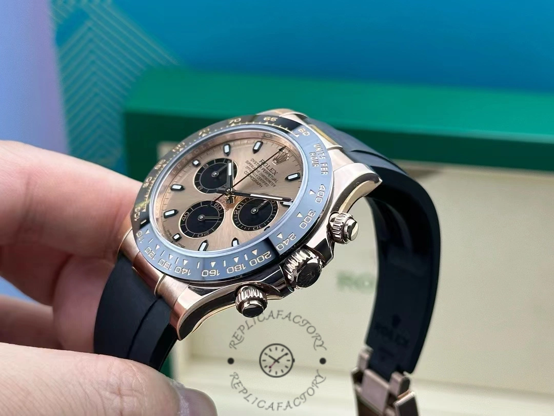 Replica Rolex Daytona 116515LN Rose Gold Watch 3