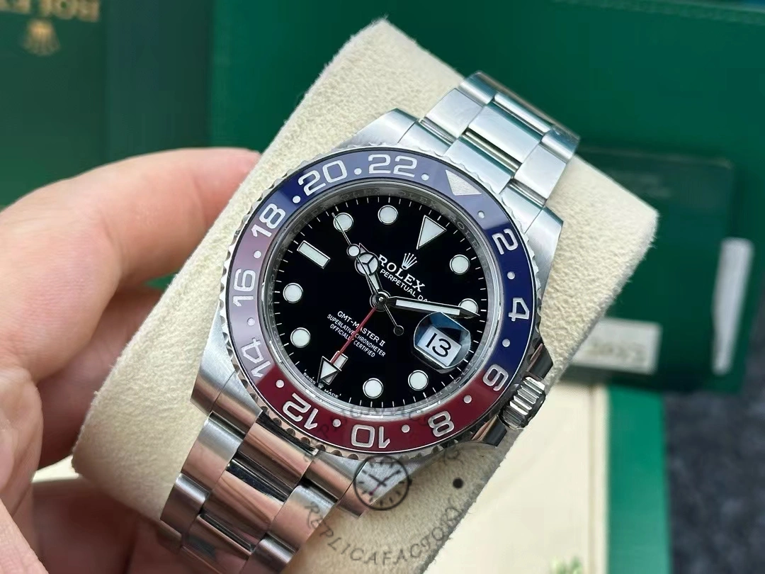 CF Replica Rolex GMT Master Watch Dial real shot
