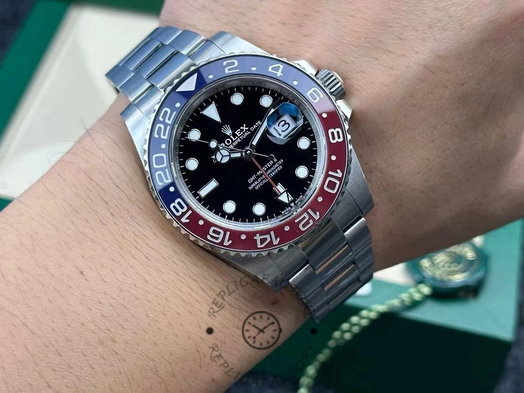 CF Replica Rolex GMT Master Watch - Wearing effect diagram