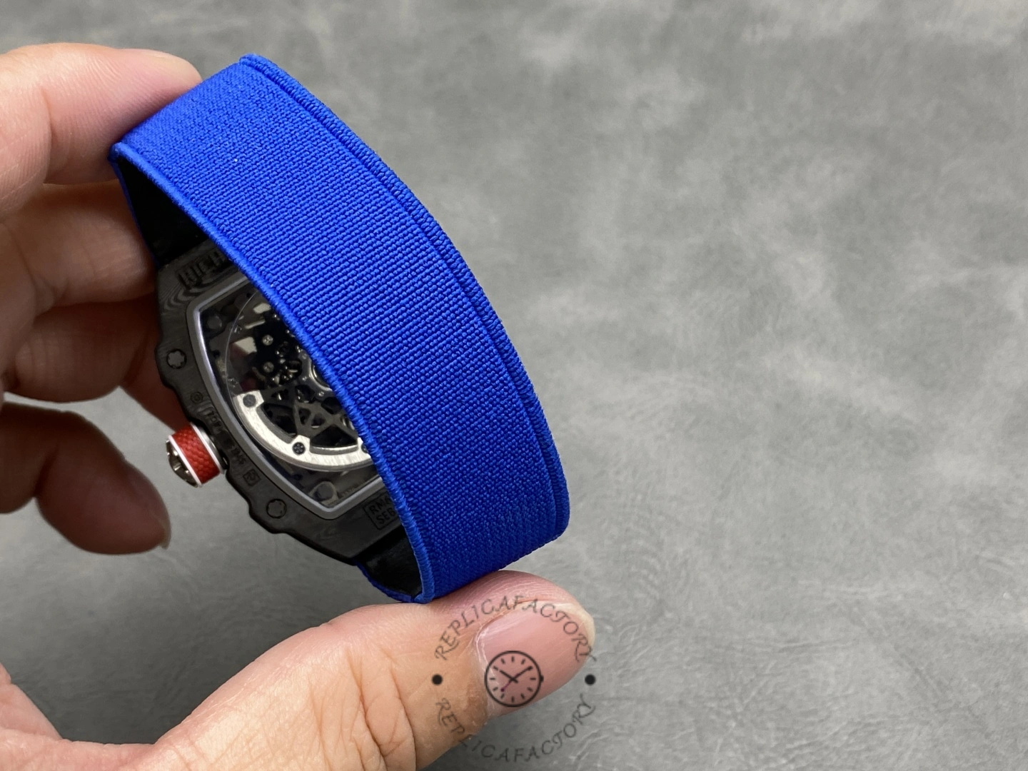 Richard Mille RM 67-02 Automatic Sebastian Ogier Black Blue - Replica Factory