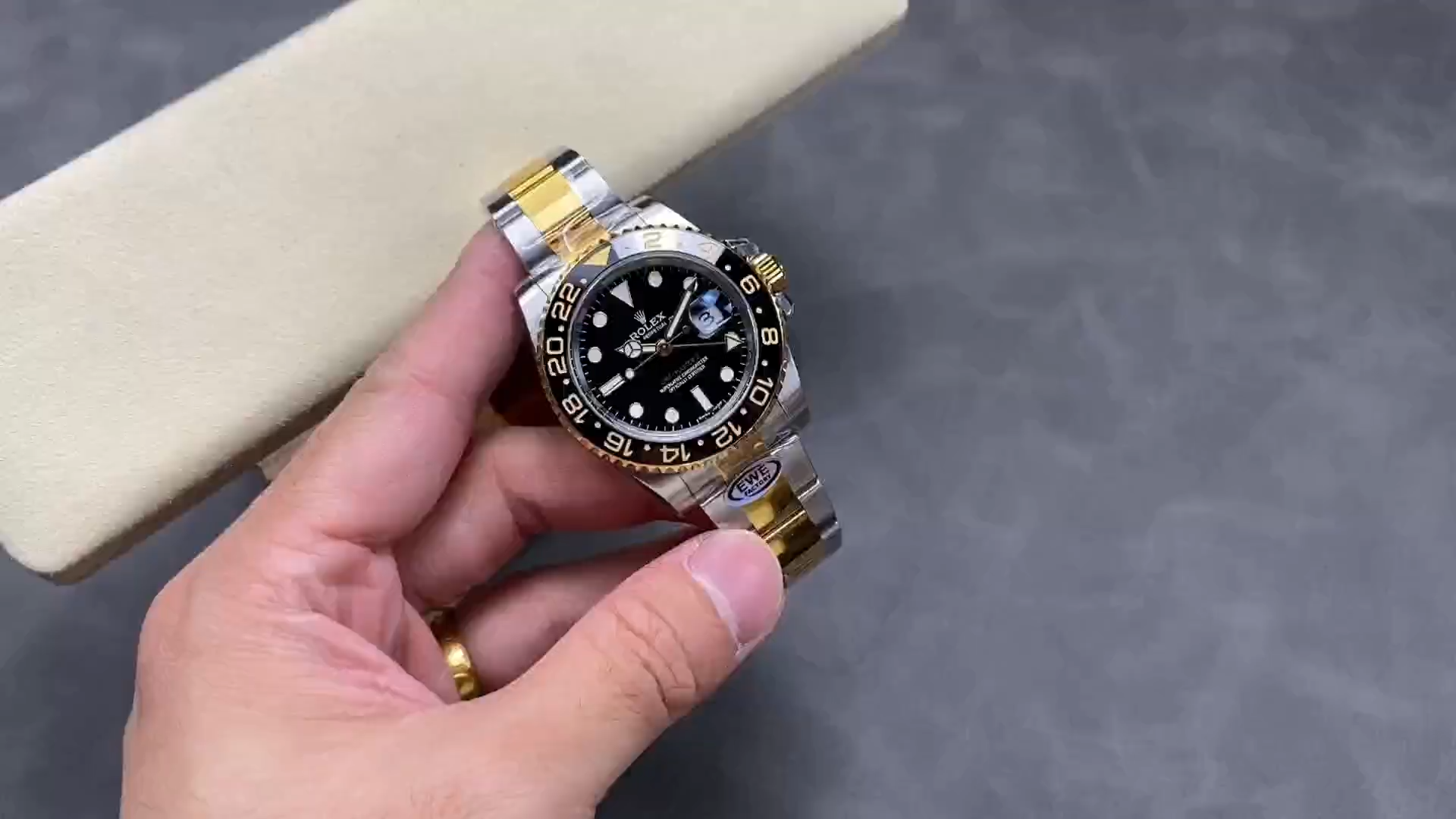 Rolex GMT-Master II 116713LN stainless steel case Black Dial 40mm Mens Replica Watch - Video