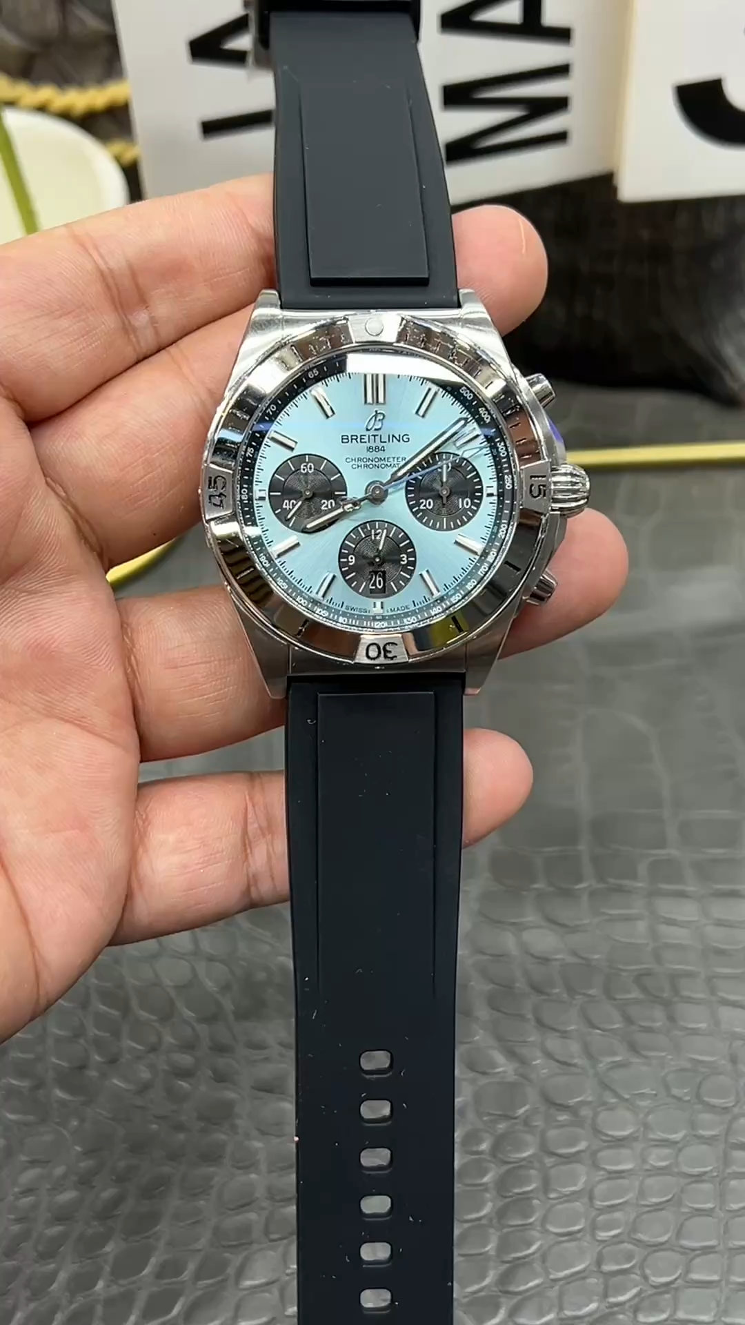 Breitling Chronomat B01 42 Ice Blue PB0134101C1S1 Replica