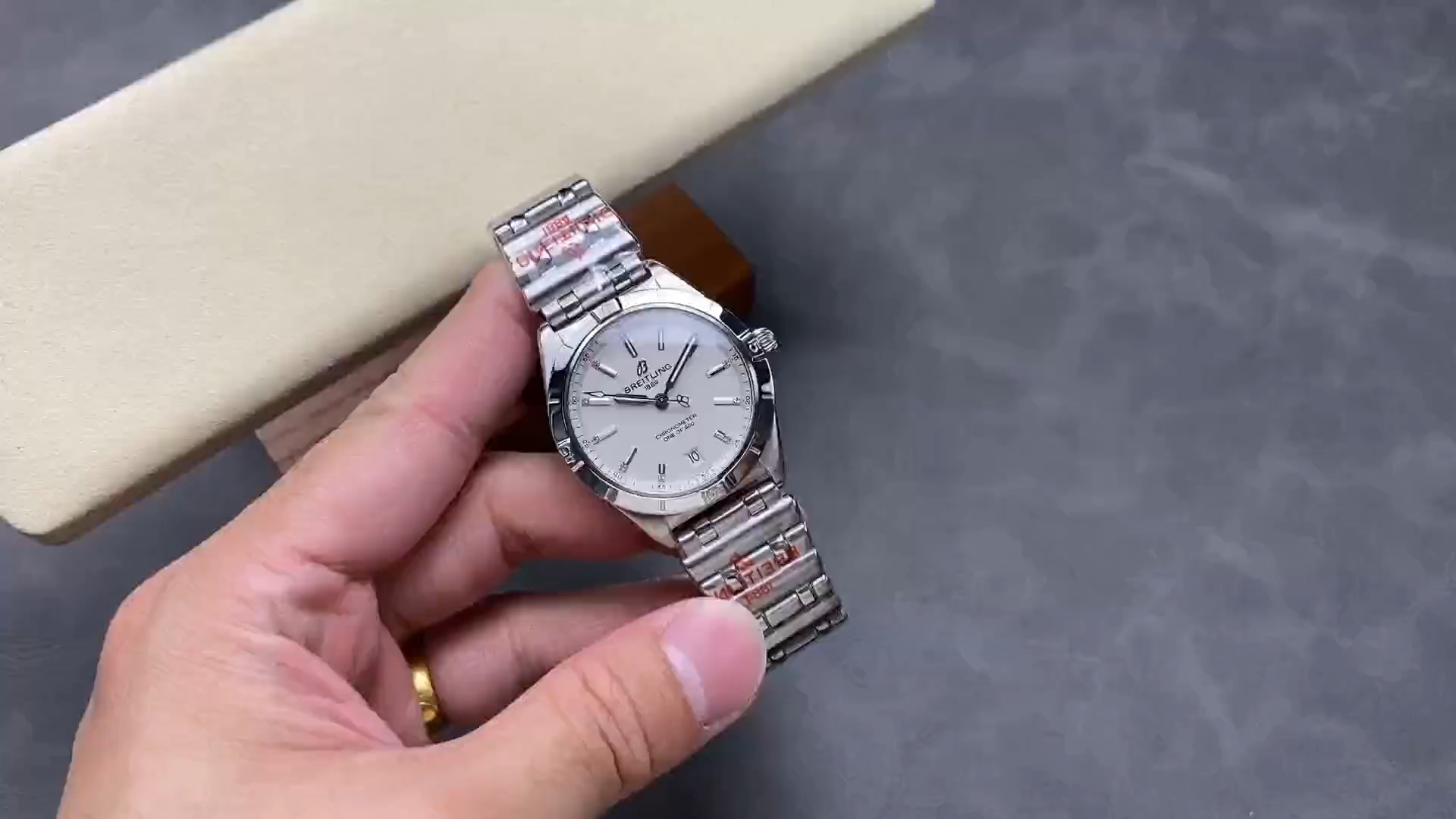 Breitling Chronomat Automatic 36mm Grey Dial A103801A1G1A1 Replica