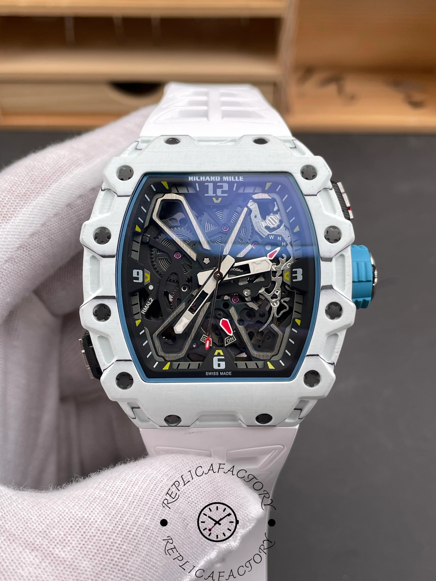 Richard Mille RM 35-03 Rafa Nadal White Carbon Quartz TPT
