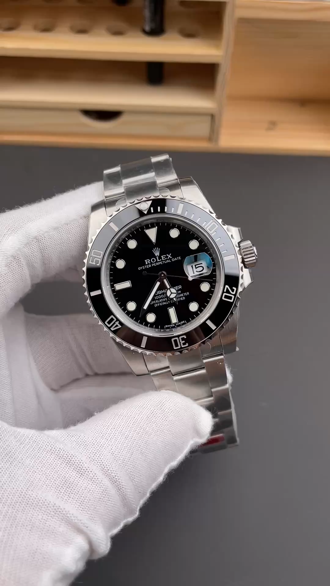 Rolex Submariner 126610LN 0001 Stainless steel Black Dial 41mm Mens Replica Watch - Video