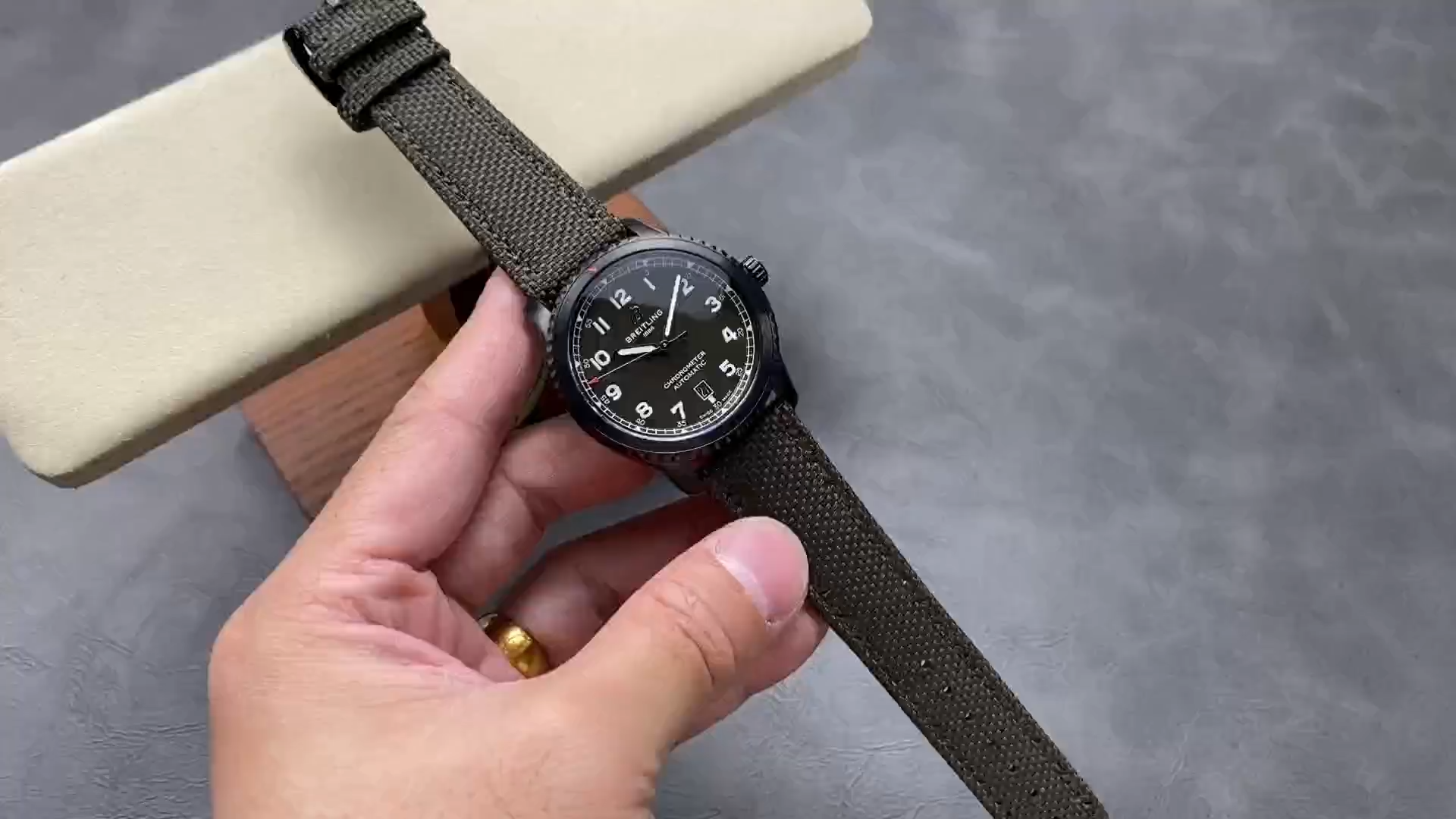 Breitling Navitimer 8 Automatic 41 Curtiss Warhawk M173152A1L1X1 1:1 Clone Green Dial Watch