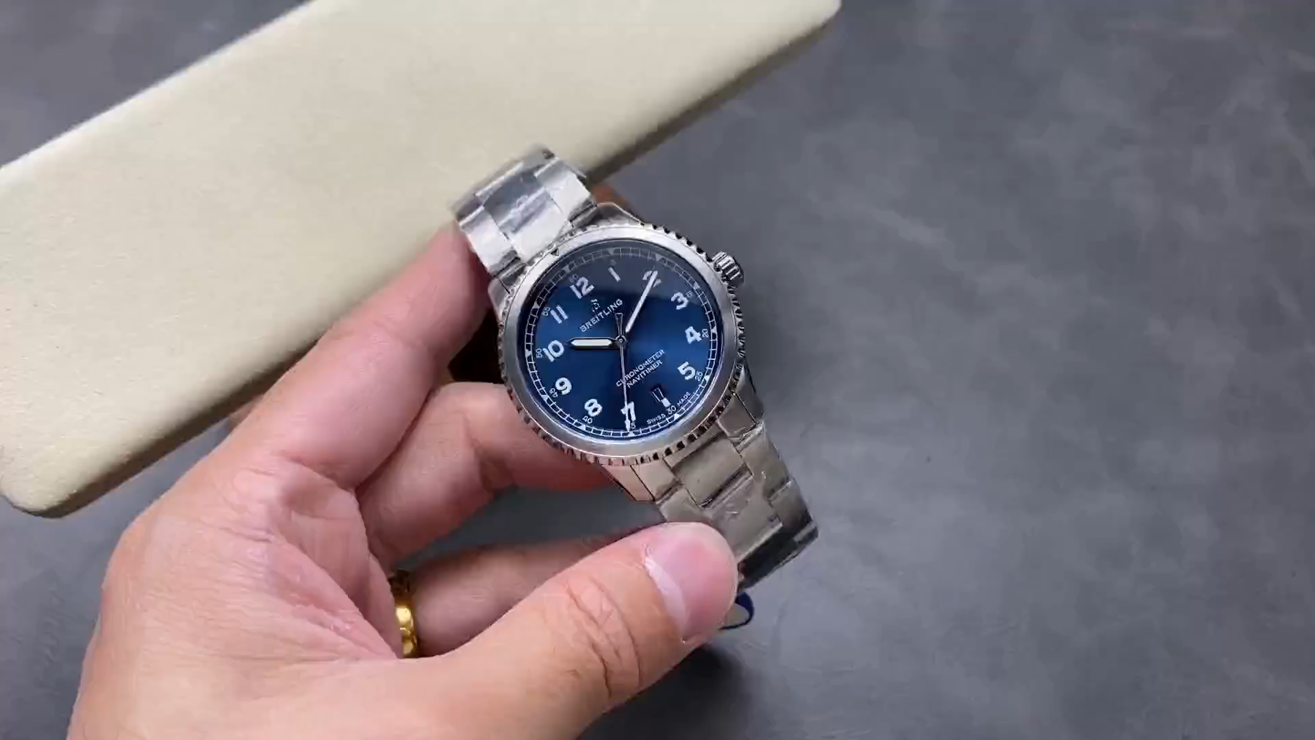 Breitling Navitimer 8 Automatic Blue Dial Men's Watch 41mm A17314101C1A1 1:1 Clone