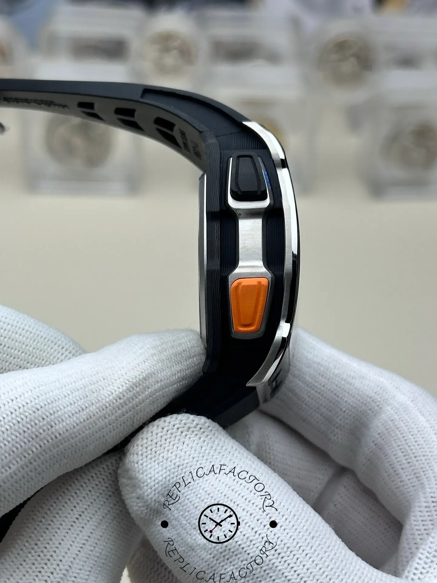 Replica Richard Mille Automatic Winding Split seconds Chronograph Carbon RM 65 01 - Replica Factory