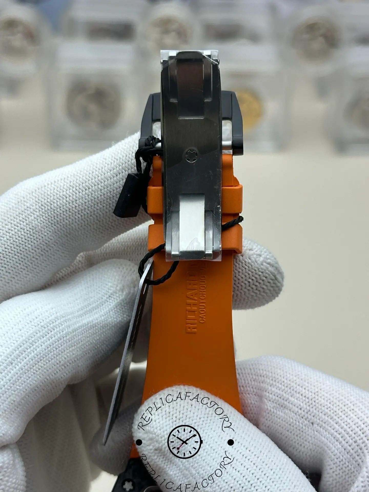 Replica Richard Mille RM 65 01 Automatic Split Seconds Orange Strap - Replica Factory