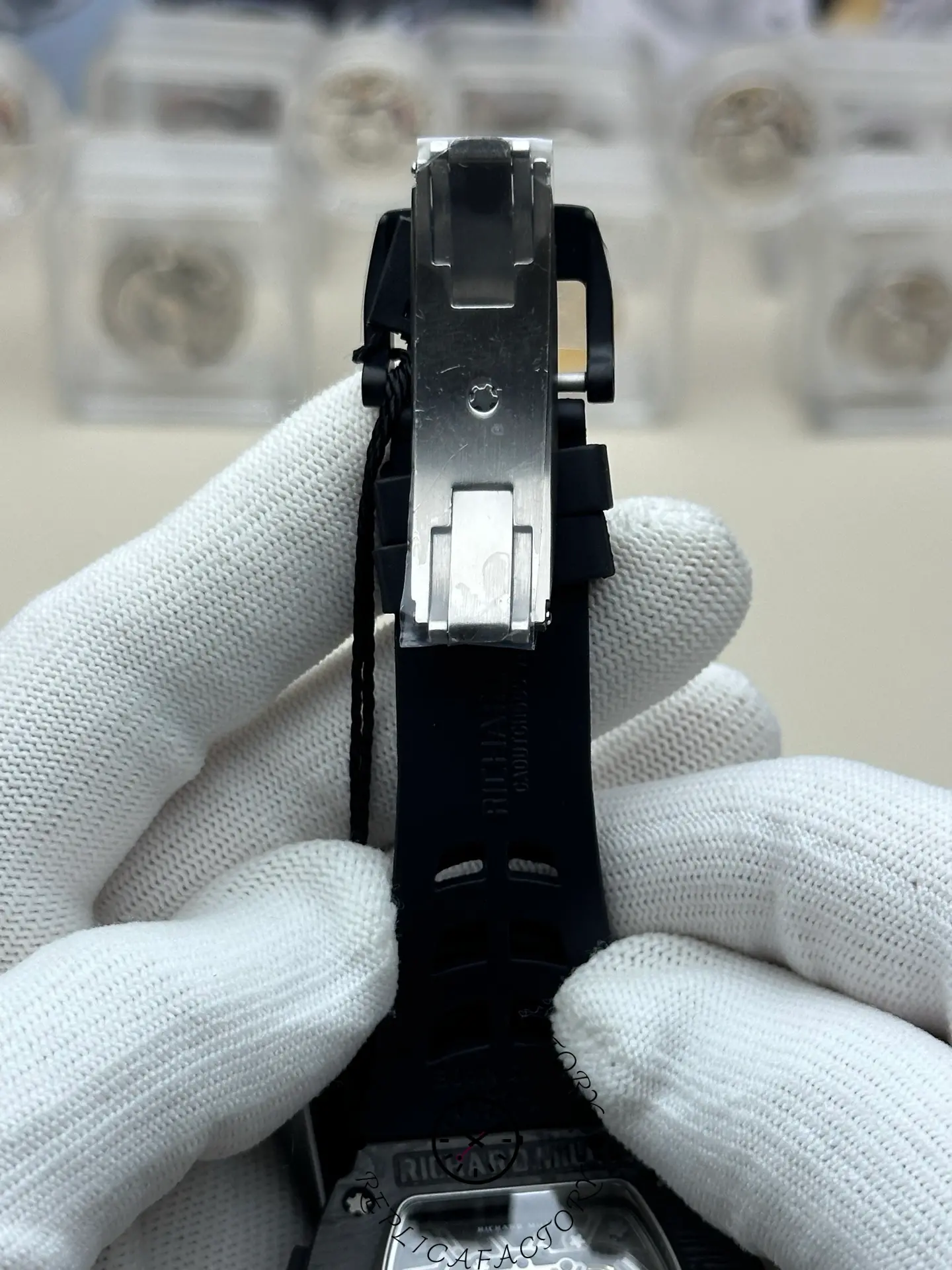 Replica Richard Mille Automatic Winding Split seconds Chronograph Carbon RM 65 01 - Replica Factory