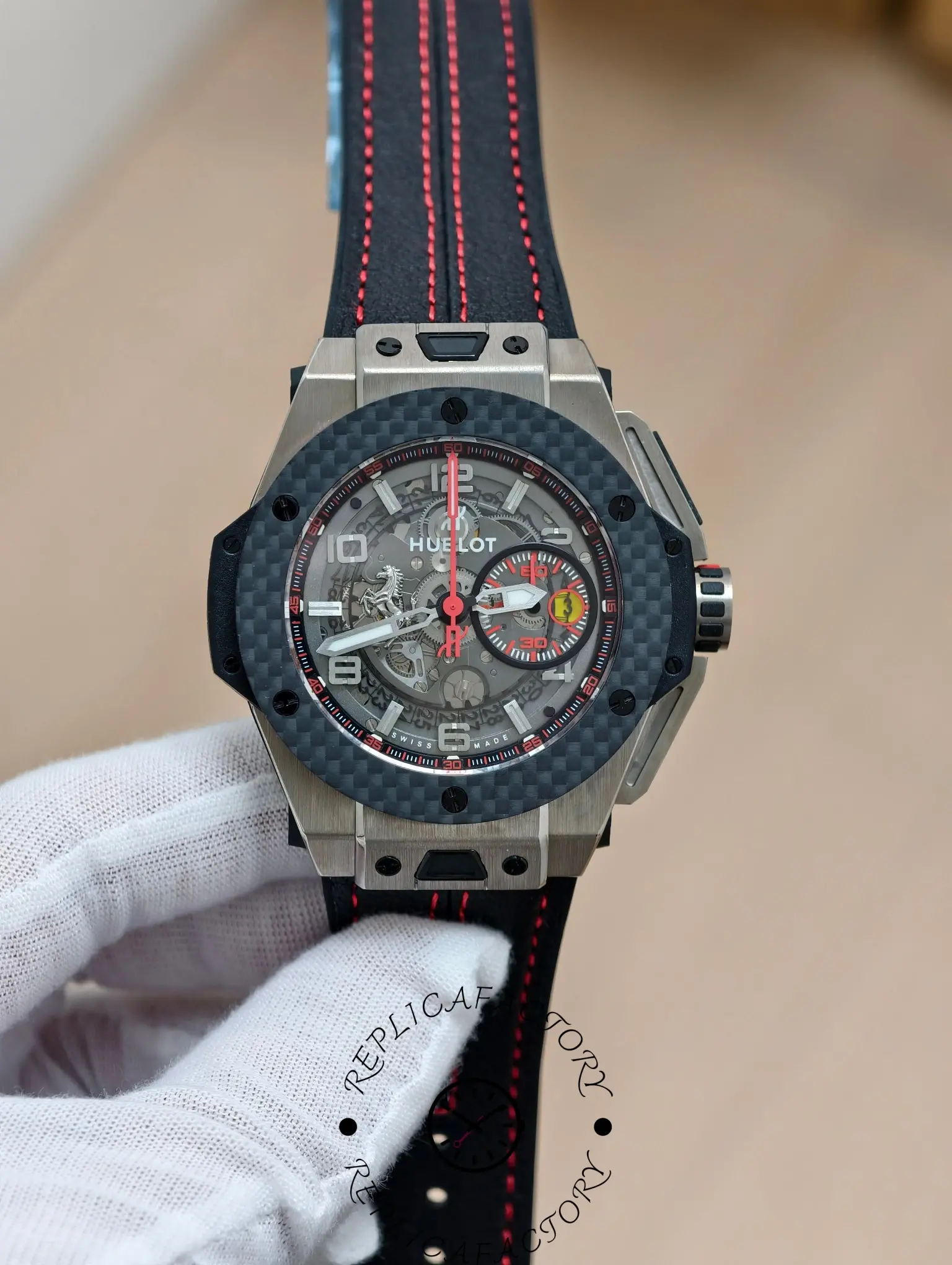 Hublot Big Bang Ferrari 401.NX.0123.VR Replica Watch - Replica Factory