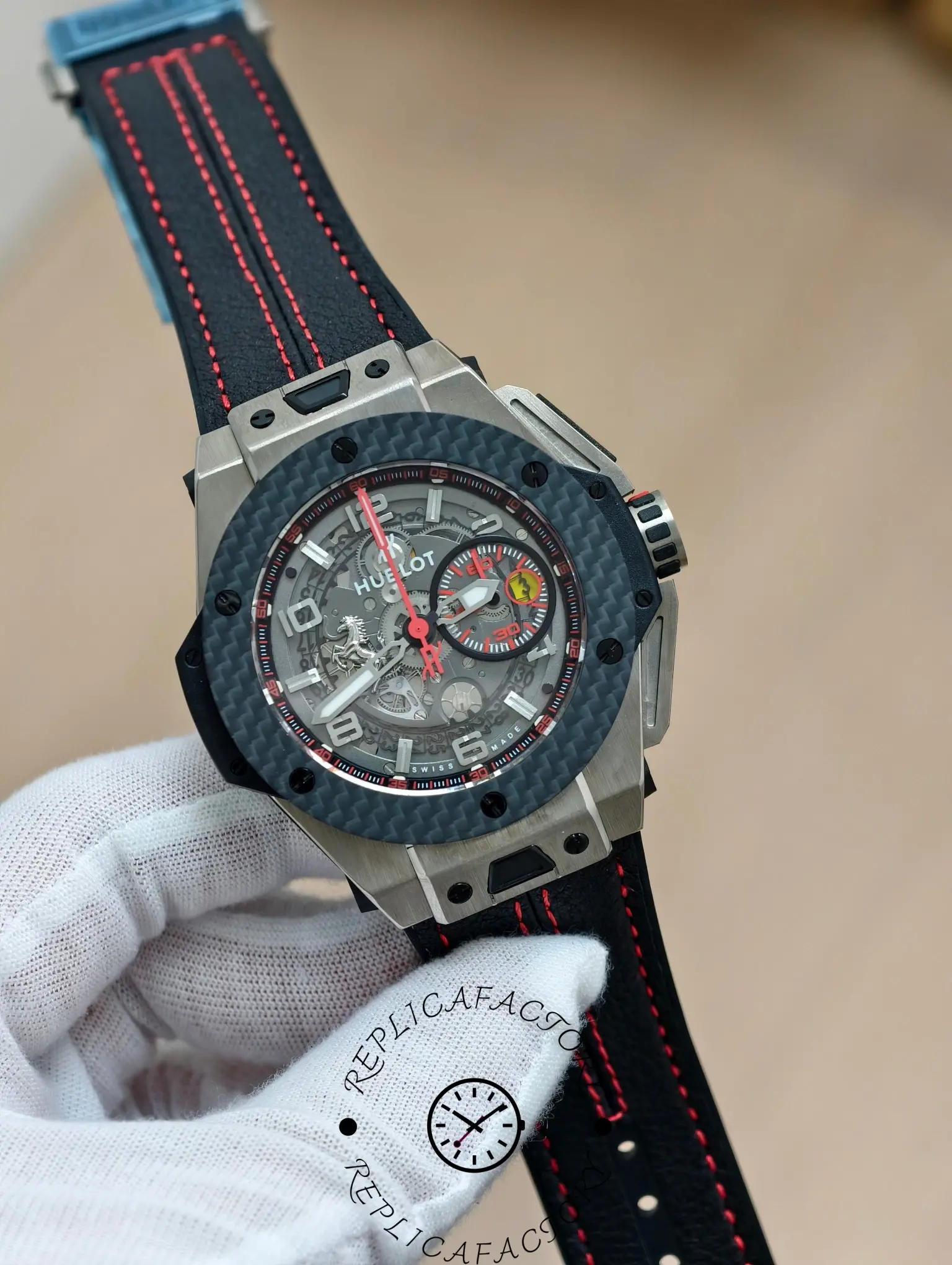 Hublot Big Bang Ferrari 401.NX.0123.VR Replica Watch - Replica Factory