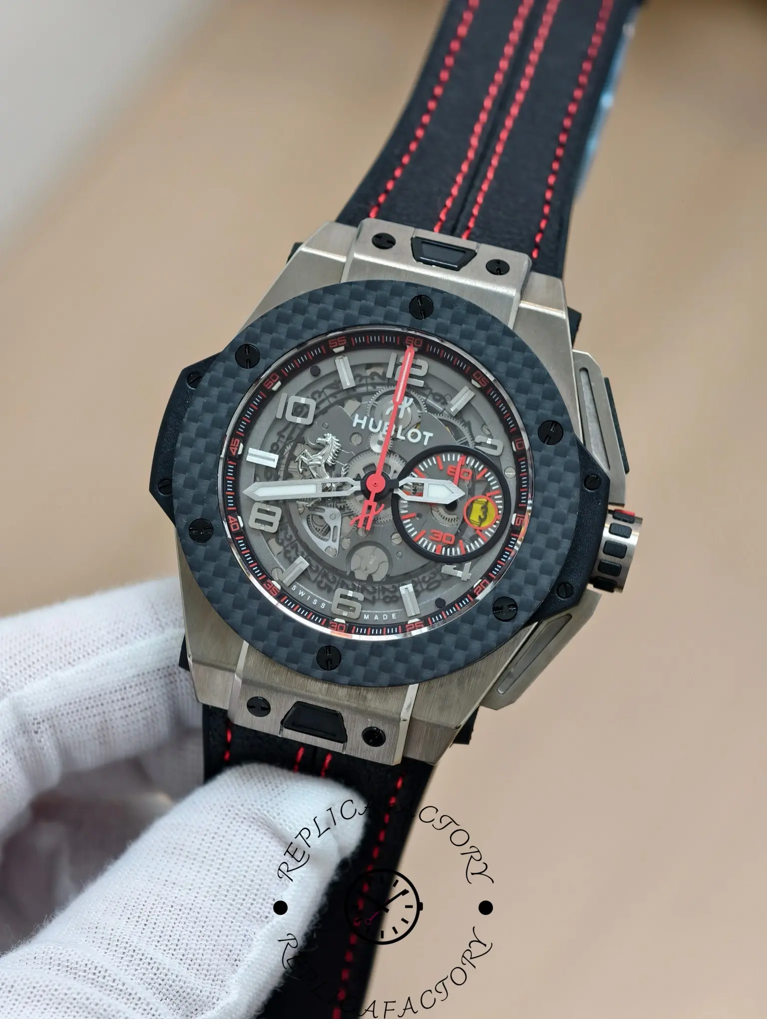 Hublot Big Bang Ferrari 401.NX.0123.VR Replica Watch - Replica Factory