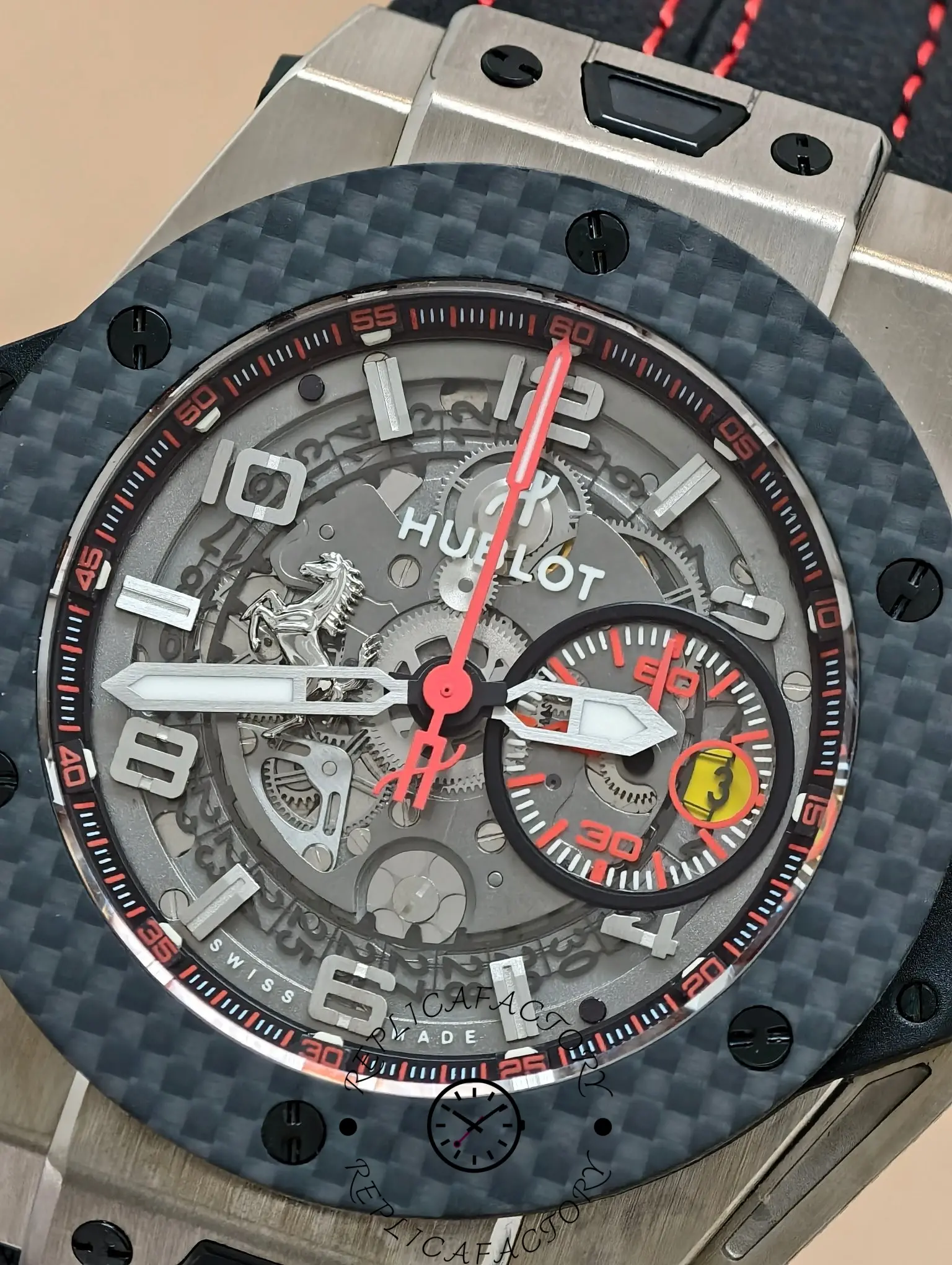 Hublot Big Bang Ferrari 401.NX.0123.VR Replica Watch - Replica Factory
