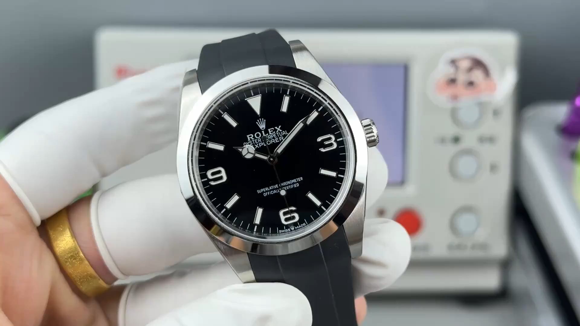 1:1 Clone Rolex Explorer 224270 Black Dial 39mm - Video