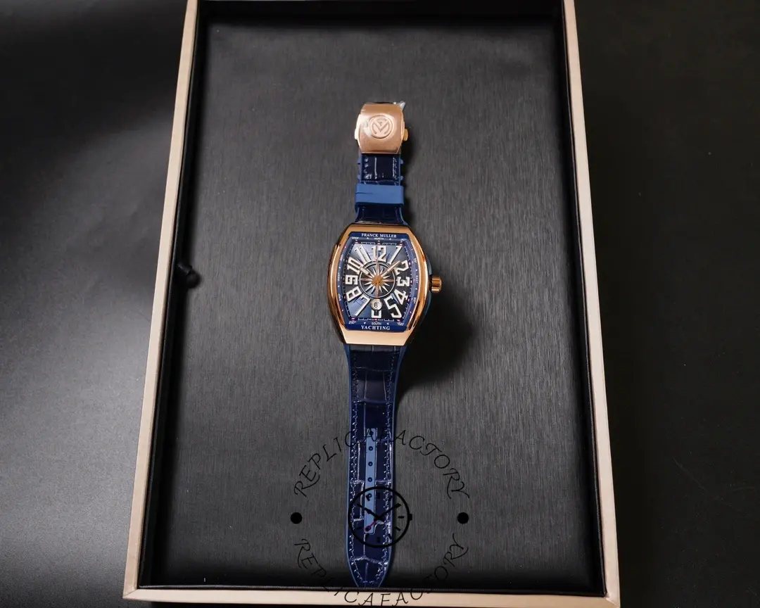 1:1 Clone Franck Muller Yachting V45 SC DT YACHTING 5N.BL Watch - Replica Factory