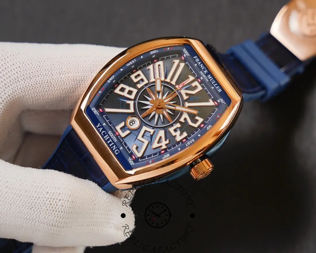 1:1 Clone Franck Muller Yachting V45 SC DT YACHTING 5N.BL Watch - Replica Factory