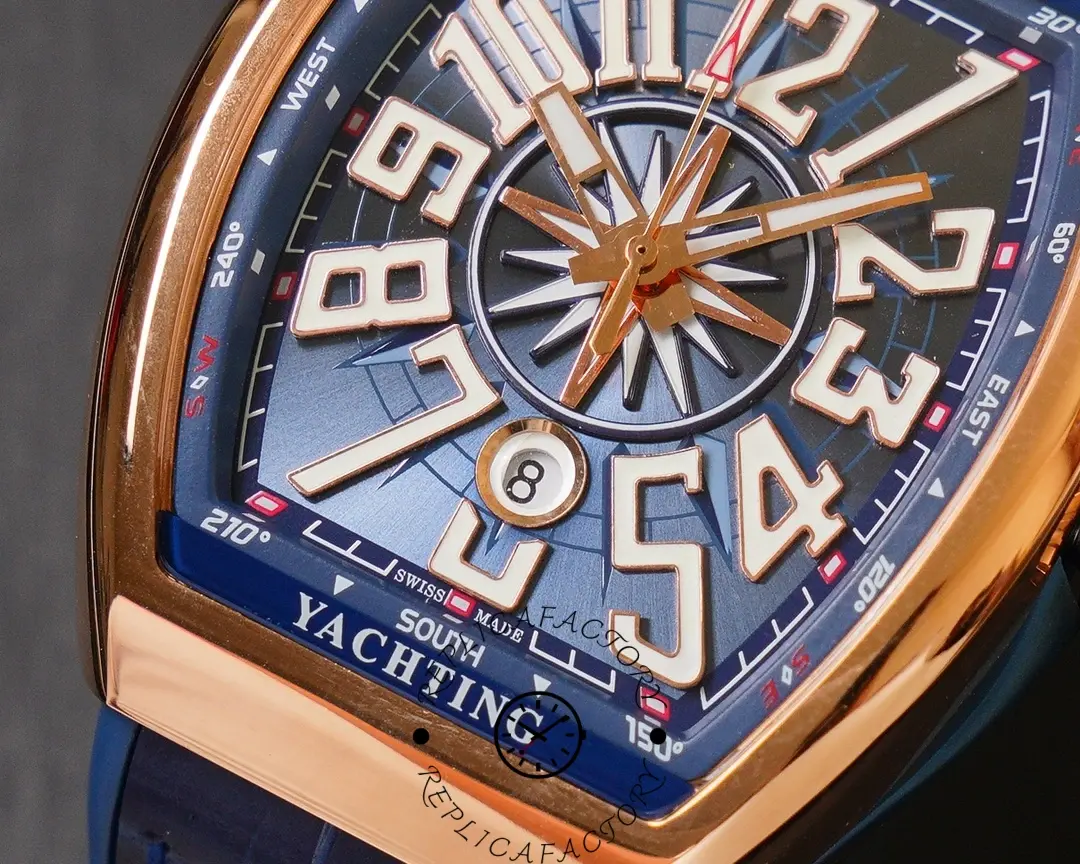 1:1 Clone Franck Muller Yachting V45 SC DT YACHTING 5N.BL Watch - Replica Factory