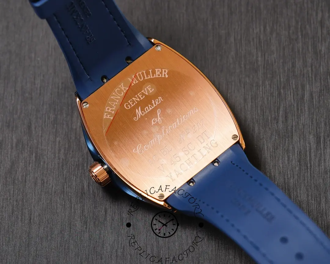 1:1 Clone Franck Muller Yachting V45 SC DT YACHTING 5N.BL Watch - Replica Factory