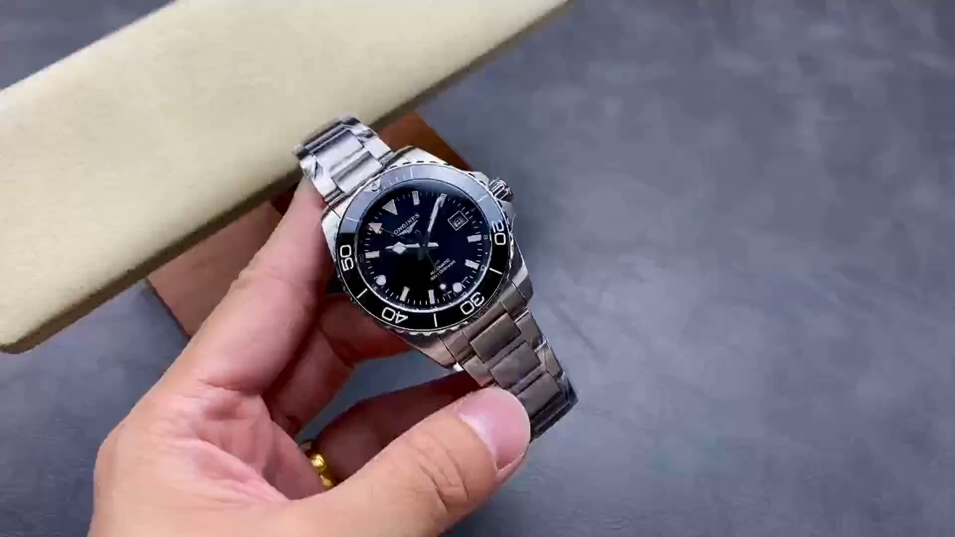 Longines HydroConquest GMT 41 Steel L3.790.4.56.6 Replica Ceramic Bezel - Video