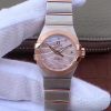 Replica Omega Constellation Double Eagle Lady Pink Mother-Of-Pearl Dial 27MM 3S Factory