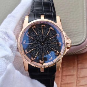 Replica Roger Dubuis Excalibur Knights Of The Round Table II RDDBEX0511 ZF Factory Rose Gold