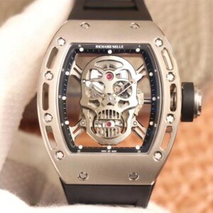 Replica Richard Mille RM052 ZF Factory Silver Skull Dial
