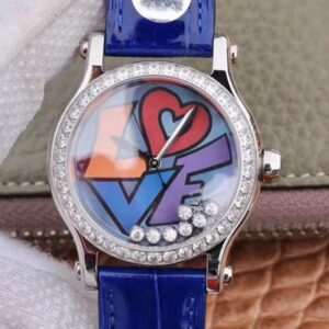 Replica Chopard Happy Diamonds Happy Love 278559-3020 YF Factory Blue Mother Pearl Dial