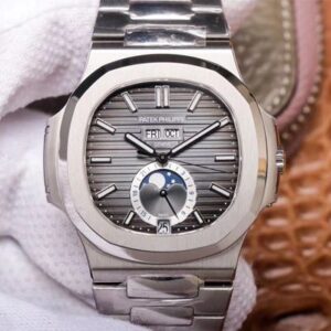 Replica Patek Philippe Nautilus 5726/1A-001 PF Factory Moonphase Gray Dial
