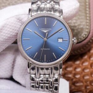 Replica Longines Presence L4.922.4.92.6 RM Factory Stainless Steel Blue Dial