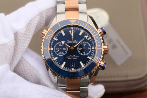 Replica Omega Seamaster Ocean Planet 600M 215.20.46.51.03.001 OM Factory Stainless Steel Strap
