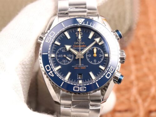 Replica Omega Seamaster 215.30.46.51.03.001 OM Factory Stainless Steel Strap