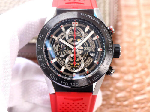 Replica TAG Heuer Carrera CAR2A1Z.FT6050 XF Factory Red Strap