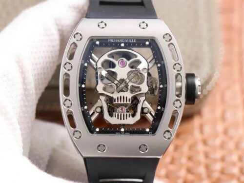 Replica Richard Mille RM52-01 Tourbillon JB Factory Skull Watch