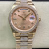 Replica Rolex Day Date M128345RBR-0020 EW Factory Diamond-Set Bezel