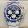 Replica Rolex Daytona Cosmograph 116599 RBOW JH Factory Stainless Steel Strap