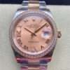 Replica Rolex Datejust M126281RBR-0016 EW Factory Pink Dial