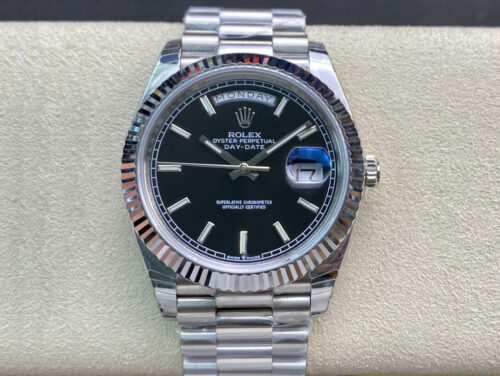 Replica Rolex Day Date M228236-0003 EW Factory Stainless Steel Strap