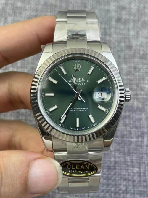 Replica Rolex Datejust M126334-0028 Clean Factory Stainless Steel