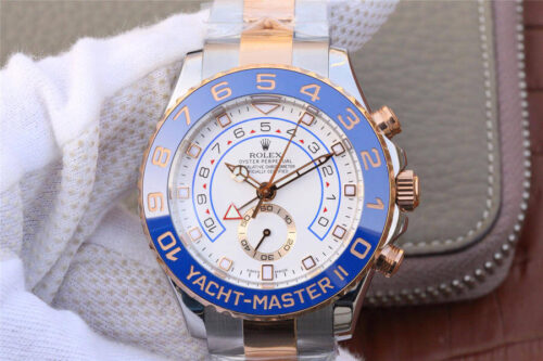 Replica Rolex Yacht-Master M116681-0002 JF Factory Stainless Steel Strap