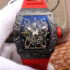 Replica Richard Mille RM35-02 ZF Factory Red Rubber Strap