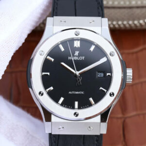 Replica Hublot Classic Fusion 511.NX.1171.LR JJ Factory Black Rubber Strap Watch